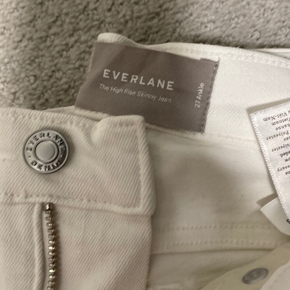 Everlane high rise skinny jeans 27 ankle